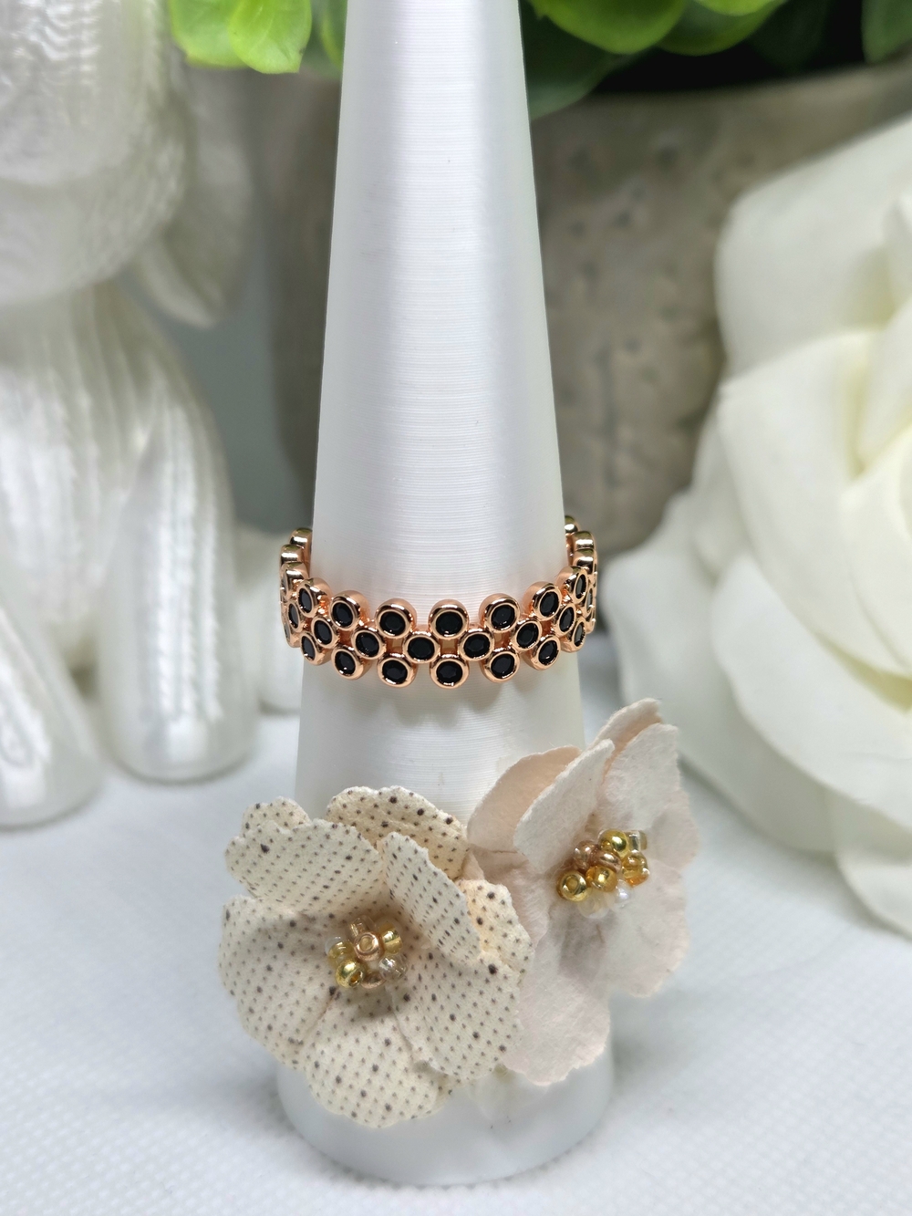 BP RBP8205 "Inspired By You" Black Onyx On Rose Gold Plating